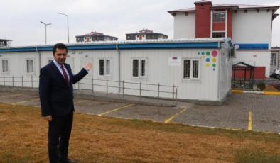 Erzurum’da eğitime ‘konteyner anaokulu’ desteği