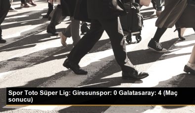 Spor Toto Süper Lig: Giresunspor: 0 Galatasaray: 4 (Maç sonucu)
