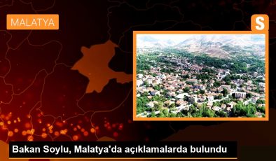 Bakan Soylu, Malatya’da açıklamalarda bulundu
