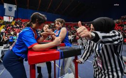 Ankara’da Türkiye Bilek Güreşi Şampiyonası ve Avrupa Şampiyonası Milli Takım Seçmeleri düzenlendi
