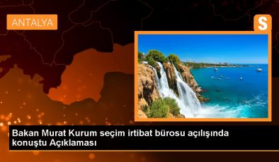 Bakan Murat Kurum seçim irtibat bürosu açılışında konuştu Açıklaması
