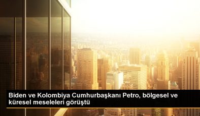 Biden ve Kolombiya Cumhurbaşkanı Petro, bölgesel ve küresel meseleleri görüştü