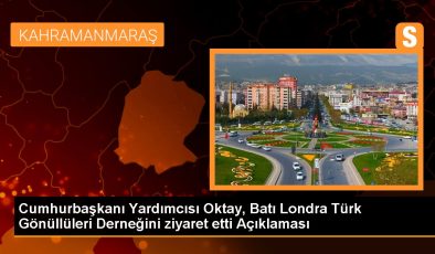 Cumhurbaşkanı Yardımcısı Oktay, Batı Londra Türk Gönüllüleri Derneğini ziyaret etti Açıklaması
